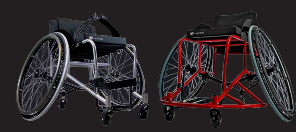 RGK Club Sport Multi-Sport Wheelchair - sport config view