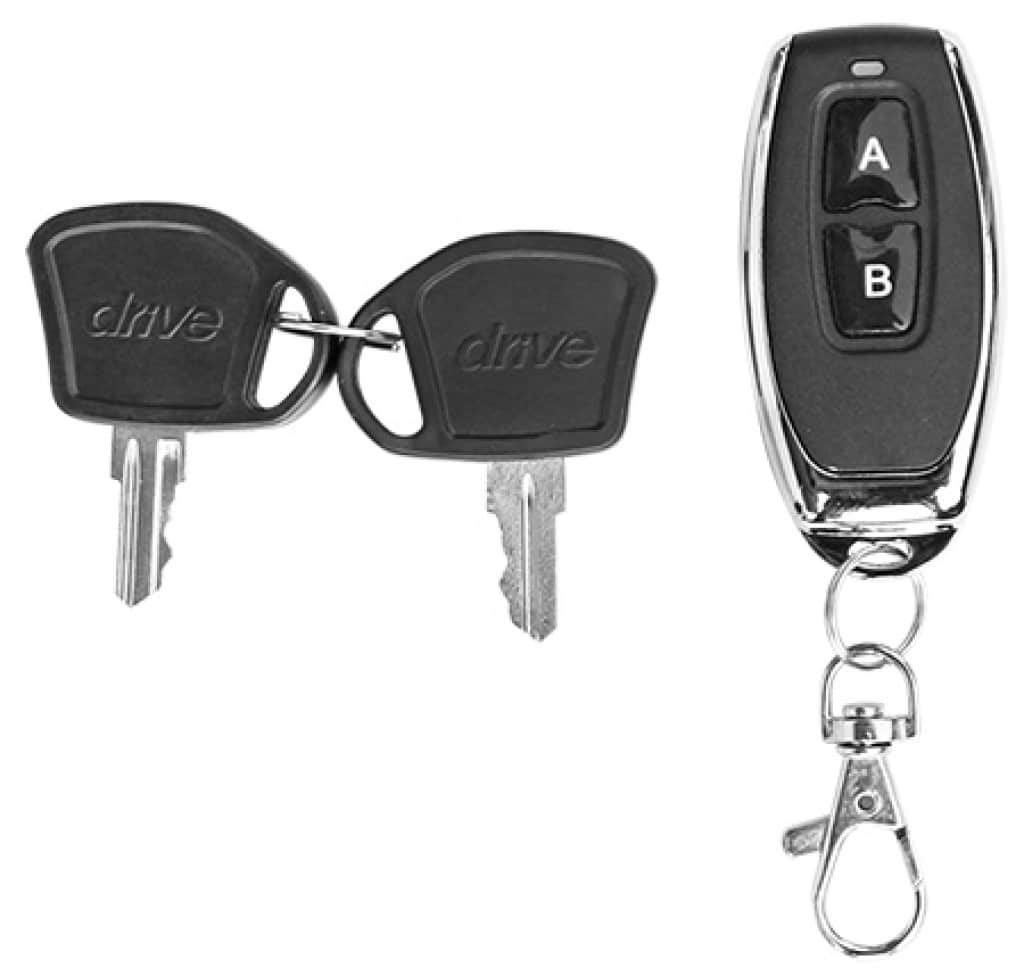 Drive ZooMe Auto Flex Folding Travel Scooter keys