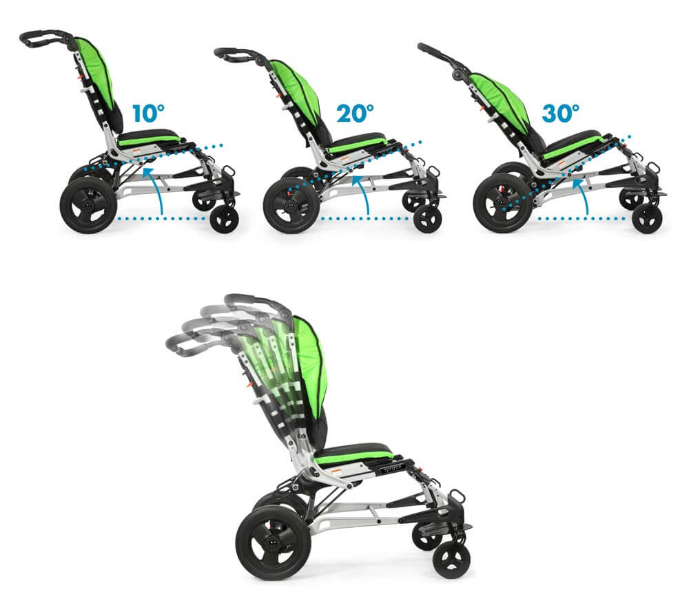 Zippie Sphynx Pediatric Tilt Wheelchair - product view 1