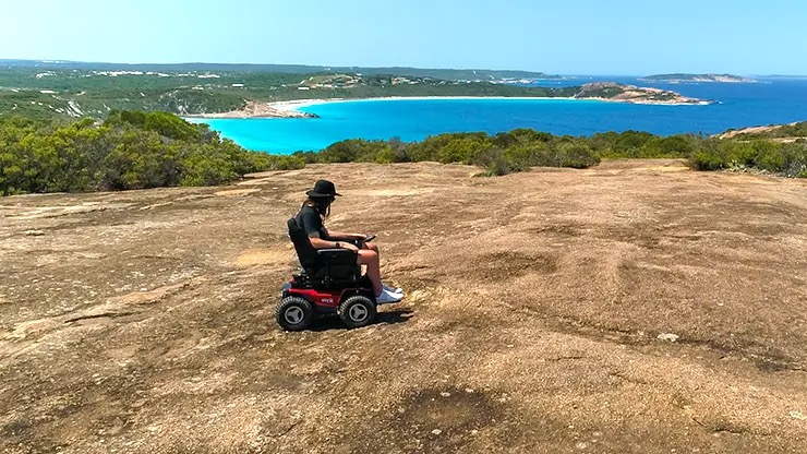 Magic Mobility XT4 All-Terrain Power Wheelchair - product view 3