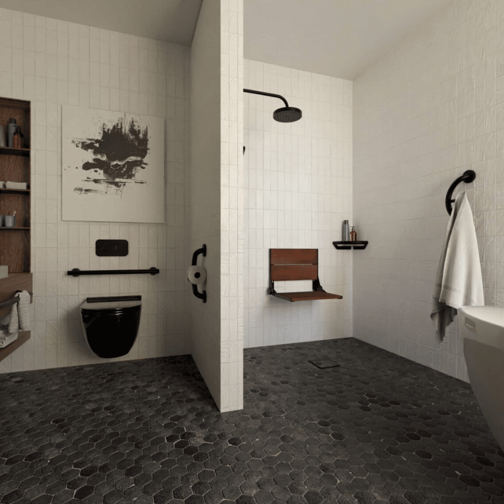 Serenaseat Shower Seat Foldable - Aluminum Frame Serenaseat shower seat 1 serenaseat, foldable bath seat
