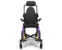 Little Wave Arc pediatric tilt wheelchair, front view