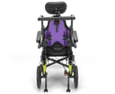 Little Wave Arc pediatric tilt wheelchair, back view