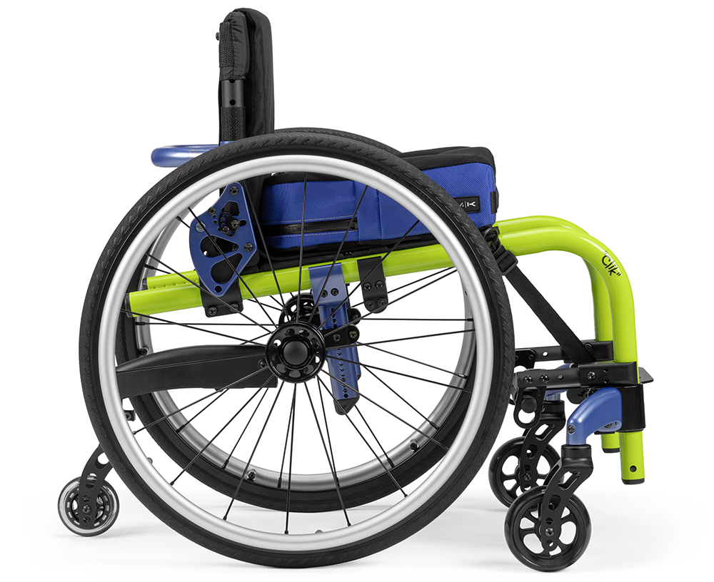 Little Wave Clik pediatric wheelchair, side view