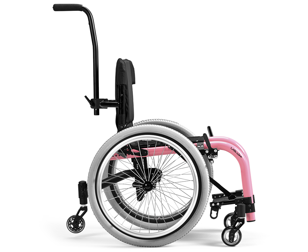 Little Wave XP pediatric rigid wheelchair, side view