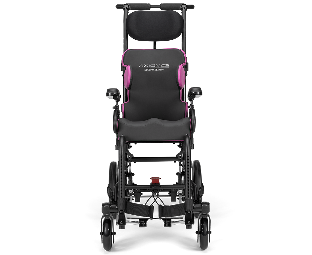 Little Wave Flip pediatric tilt wheelchair, front view