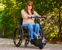 Klaxon Twist front mount in use outdoors, lifestyle view