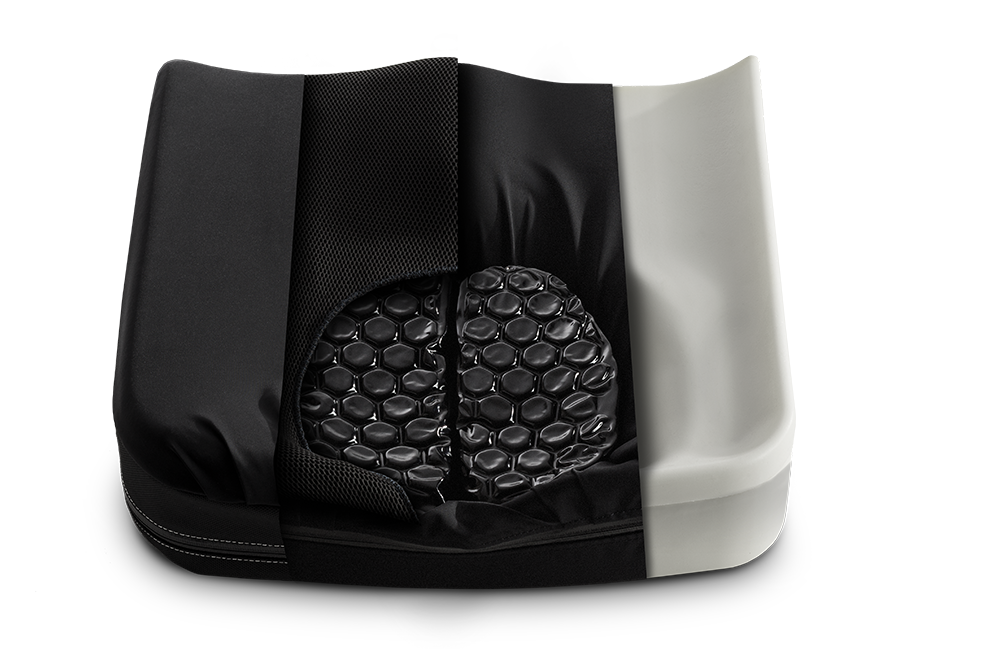 Axiom SP Fluid cushion cutaway showing Hydrolite bladder