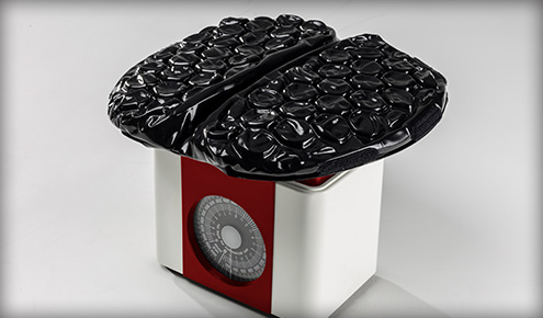 Axiom SP Fluid cushion Hydrolite fluid bladder detail