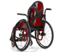 Axiom Posterior Back mounted on a wheelchair, hardware view