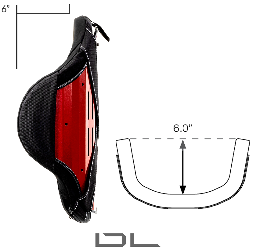 Axiom Deep Lateral Back lineup in available heights