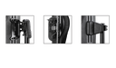 Axiom Custom Back mounting hardware view