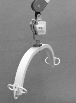 Beka Carlo Alu Patient Scale Conversion Kit - six-point spreader bar with the optional scale fitted