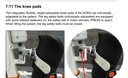 Beka NORA height adjustable knee pads the leg safety belts fasten across