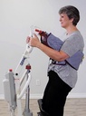 Span America F500S powered sit to stand lift, the lift this knee belt fits