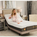 Sitting on the Harmony Relax mattress on an inclined Harmony base