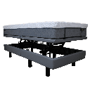 Harmony Relax mattress on the Harmony Hi-Low bed, head and foot raised