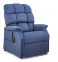 Cambridge PR-401 lift chair in Calypso fabric, side view