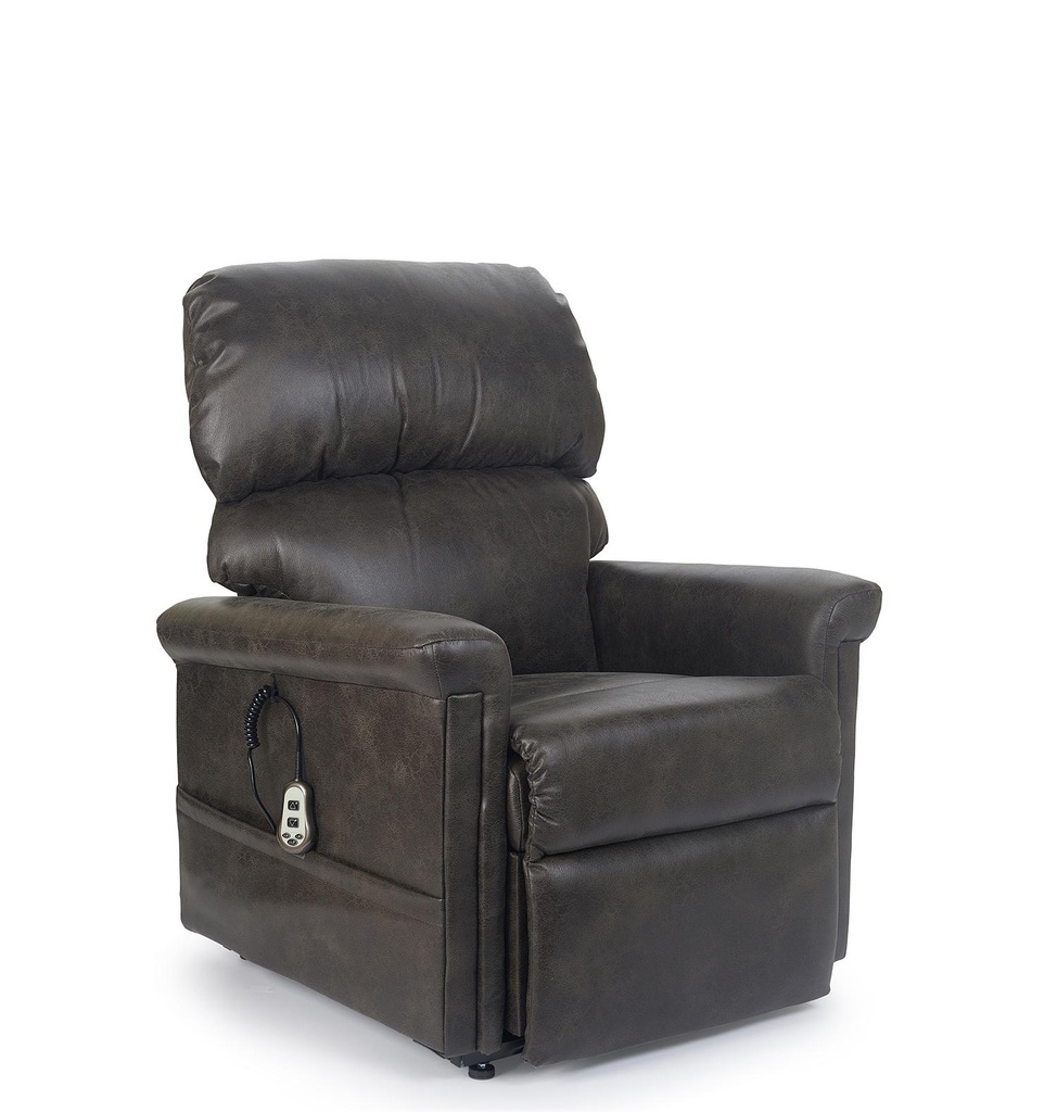 Nipigon PL-340 lift chair in Smoke micro suede fabric