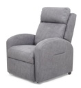 EZ Sleeper Slim lift chair side angle showing the track arm design