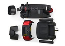 Golden Buzzaround XLS HD 3-wheel scooter disassembled into five pieces