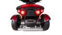Golden Patriot heavy-duty scooter rear view showing ultrabright LED taillights