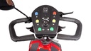 Golden Patriot wraparound delta tiller with LED battery meter and hand brake lock