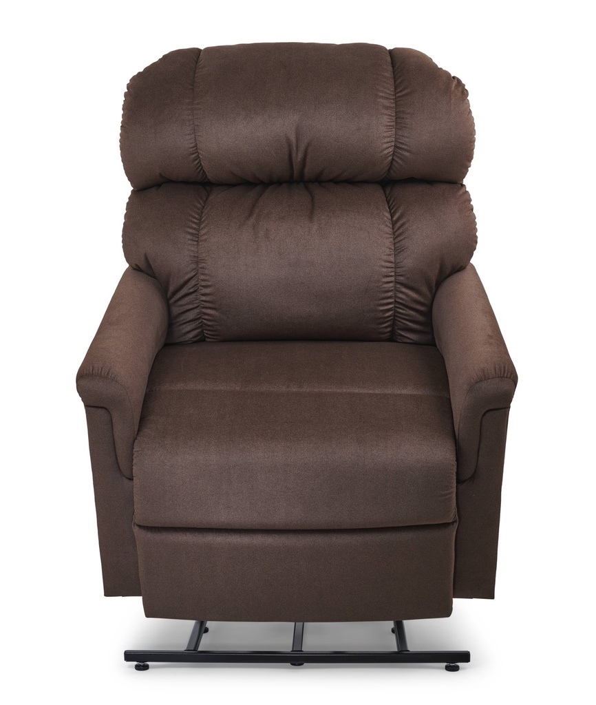 Golden Comforter Wide PR-531 lift chair shown lifted, tall wide size