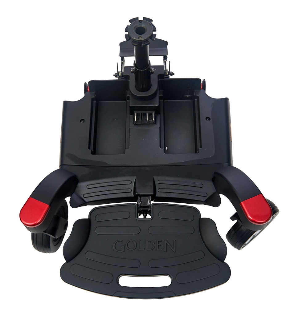 Golden BuzzAbout GP-164 power wheelchair detail with joystick controller