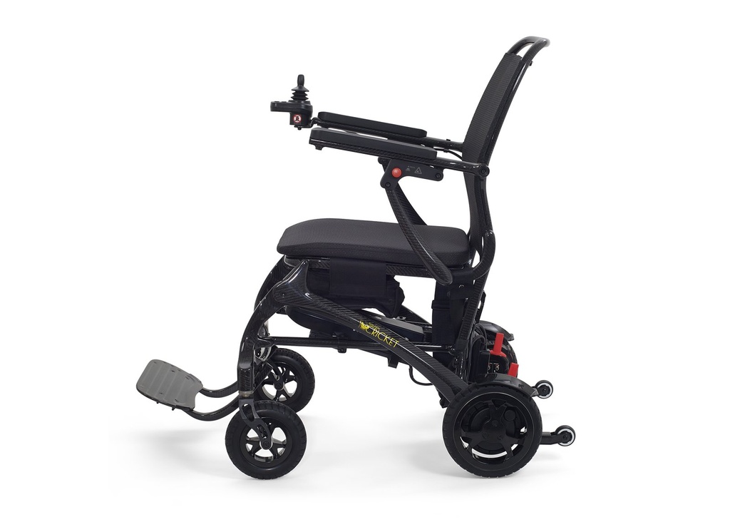 Golden Cricket GP-302 power wheelchair left profile