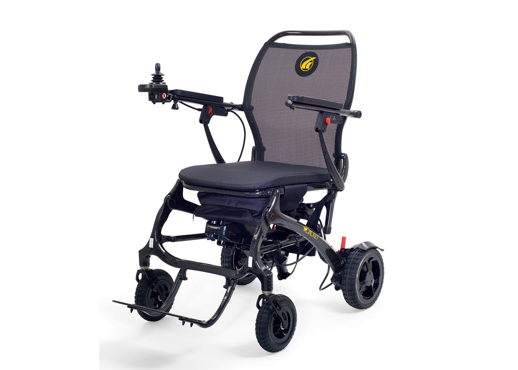 Golden Cricket GP-302 power wheelchair right three-quarter view