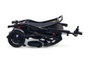 Golden Cricket GP-302 power wheelchair folded and disassembled for travel