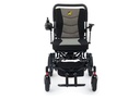 Golden Stride GP-301 folding power wheelchair, front view on white