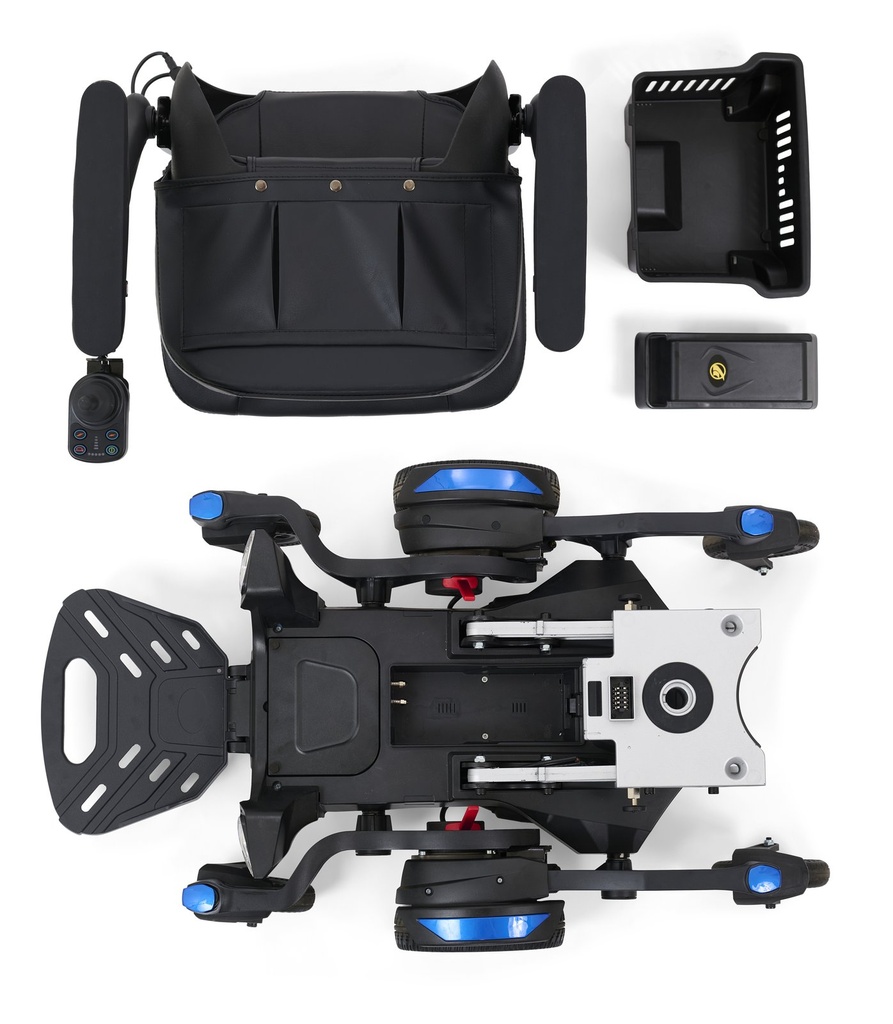 Golden Buzzaround Carry On PC GP-130 disassembled into five portable pieces for car transport