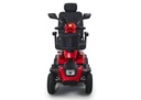 Golden Eagle GR-595 mobility scooter in red, front view