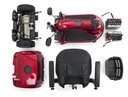 Golden Companion GC240 mobility scooter disassembled into sections