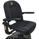 Golden Companion GC440 mobility scooter three-quarter view in grey