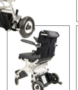 EZee Fold 5G Ultra Light CH4070 three-quarter view of the silver folding frame