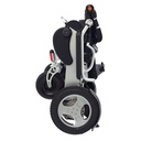 EZee Fold 3G Platinum CH4085 front view with footplate and 8 inch casters