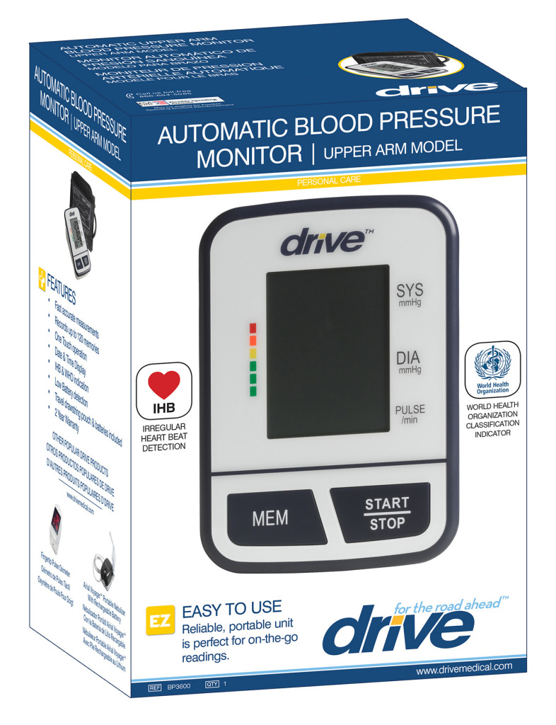 Drive Economy Automatic Blood Pressure Monitor, Upper Arm - BP3600 296653 Blood Pressure Monitor