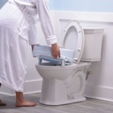PreserveTech Raised Toilet Seat with Bidet, 5" - RTL12C005-WH Rtl12c005 wh 6 Universal Raised Toilet Seat