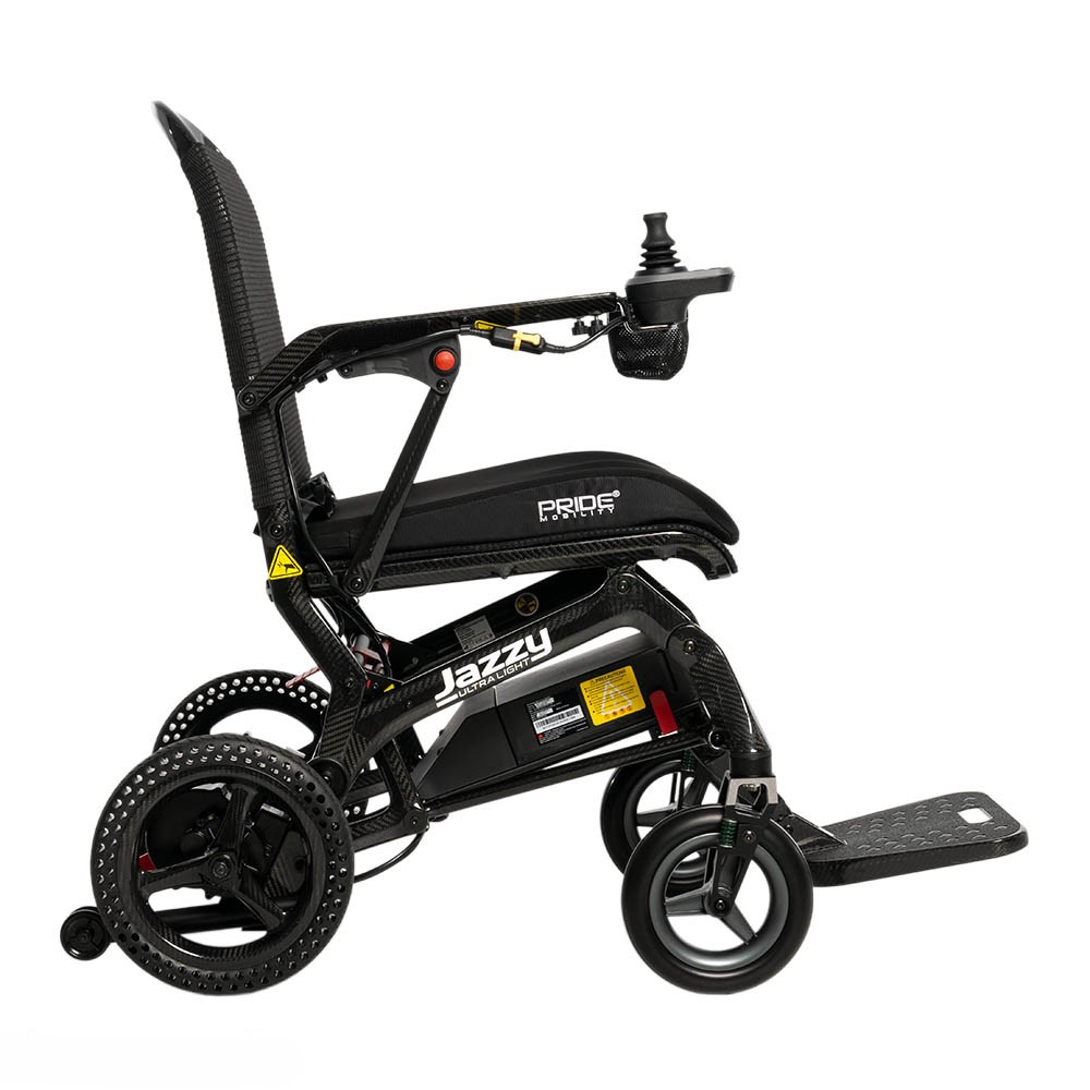 Pride Jazzy Ultra Light Carbon Fiber Folding Electric Wheelchair Jazzy ultra light profile Pride Jazzy Ultra Light