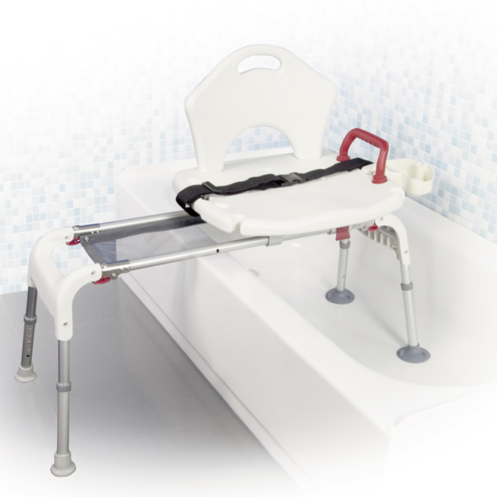 Drive Medical Folding Universal Sliding Transfer Bench RTL12075 84835 transfer bench,  tub transfer bench,  bath transfer bench,  transfer bench,  shower transfer bench