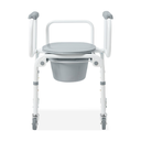 Medline Drop-Arm Commode with Wheels - G1-303DWX1 Medline drop arm commode with wheels 2 Drop-Arm Commode