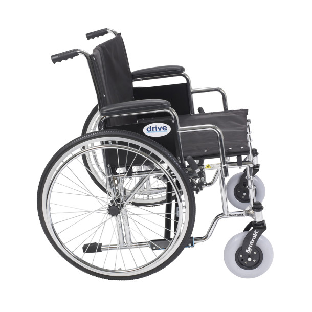 Drive 26" Bariatric Sentra EC Heavy-Duty, Extra-Extra-Wide Wheelchair - STD26ECDDA Std26ecdda 1 drive sentra heavy duty wheelchair, drive sentra