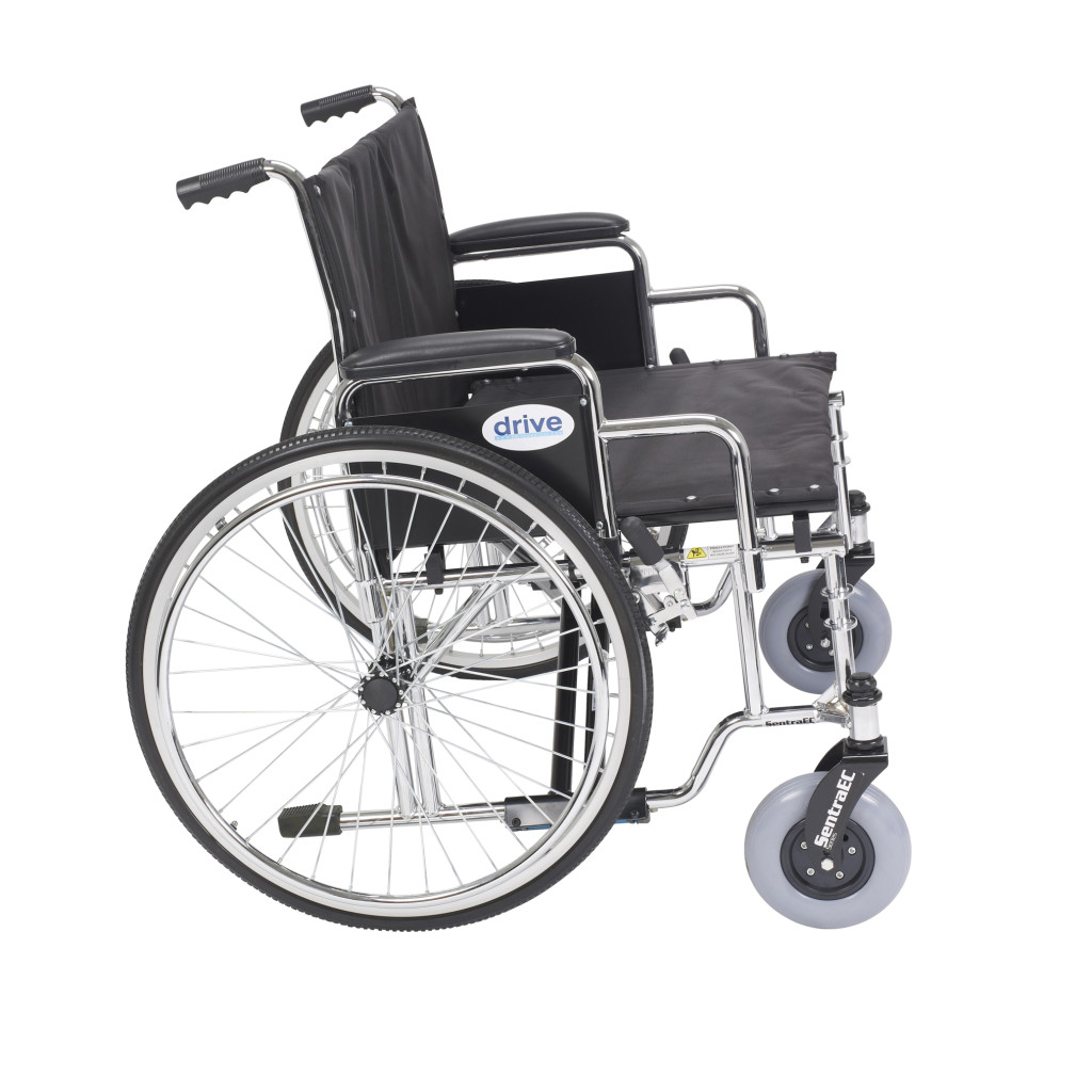 Drive 28" Bariatric Sentra EC Heavy-Duty, Extra-Extra-Wide Wheelchair - STD28ECDDA Std28ecdda 1 Bariatric Sentra EC