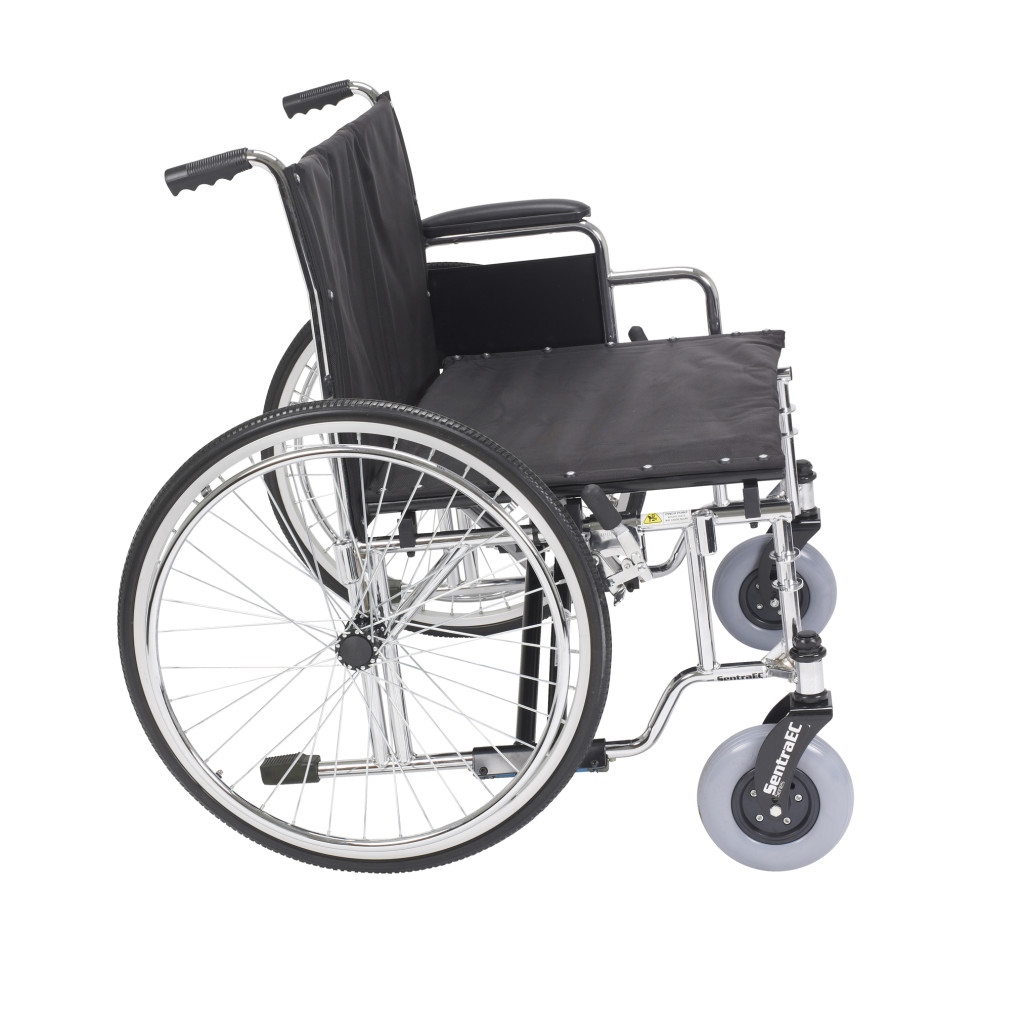 Drive 28" Bariatric Sentra EC Heavy-Duty, Extra-Extra-Wide Wheelchair - STD28ECDDA Std28ecdda 2 Bariatric Sentra EC