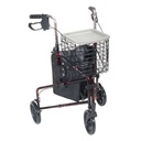 Drive Deluxe 3 Wheel Rollator - Aluminum 170941 Mobb 3 Wheel Aluminum Rollator