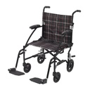 Drive Fly-Lite Aluminum Transport Chair - DFL19-BL Dfl19 blk Airgo Comfort-Plus XC