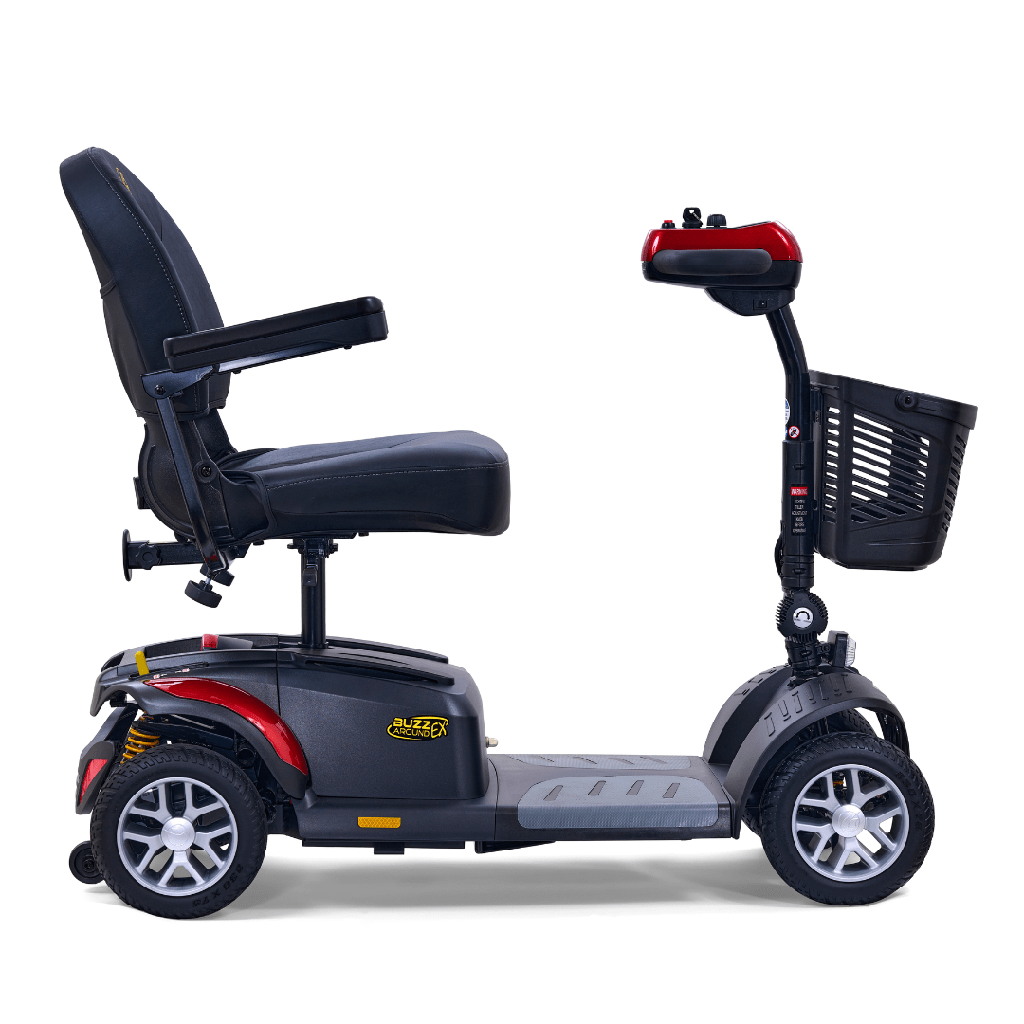 Golden Buzzaround EX 4-Wheel Scooter - GB148 Golden buzzaround ex 4 wheel scooter gb148 15 buzzaround ex